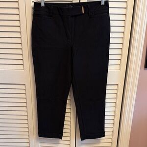 White House Black Market Black Cropped Dress Pants